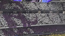 Espectacular tifo del Bernabéu para una noche grande: Real Madrid - Bayern