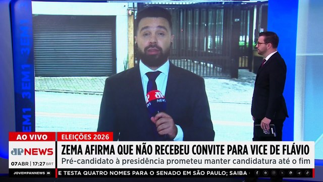 Magoado? Romeu Zema afirma não ter recebido convite para vice de Flávio Bolsonaro