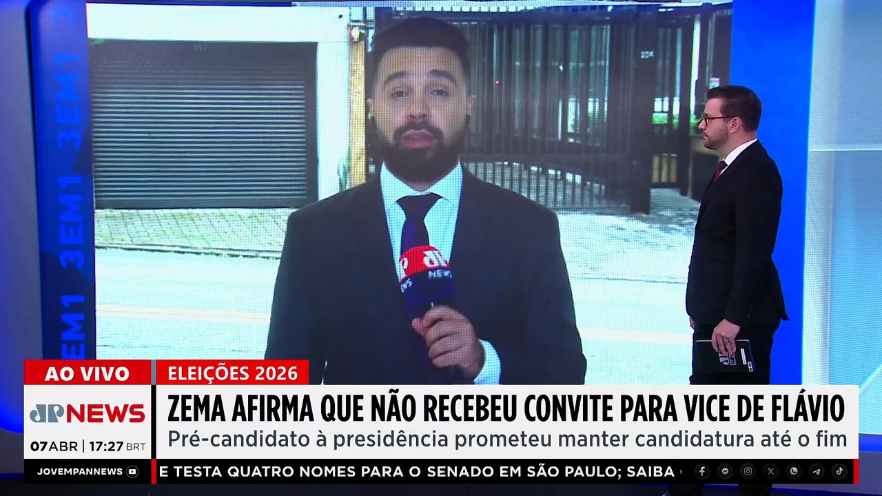 Magoado? Romeu Zema afirma não ter recebido convite para vice de Flávio Bolsonaro