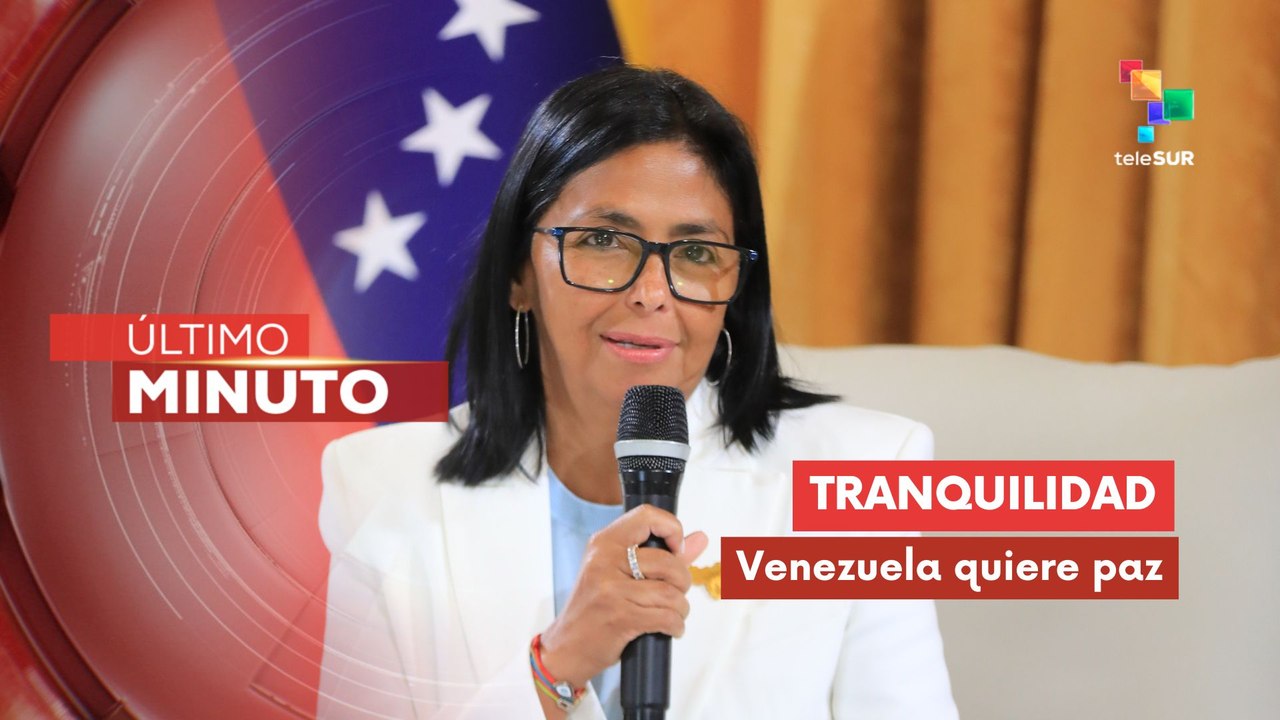 Pdta. (E) Rodríguez: Enviamos nuestras bendiciones para encontrar un camino de paz