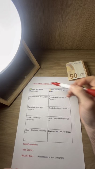 Je fait mes comptes !