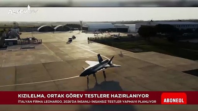 Leonardo ve Baykar İşbirliğiyle Kızılelma İnsansız Savaş Uçakları İçin Ortak Testler Başlıyor