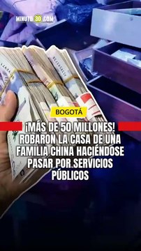 Delincuentes disfrazados de funcionarios de servicios públicos engañaron a una familia asiática en el norte de Bogotá y les robaron más de 50 millones de pesos.