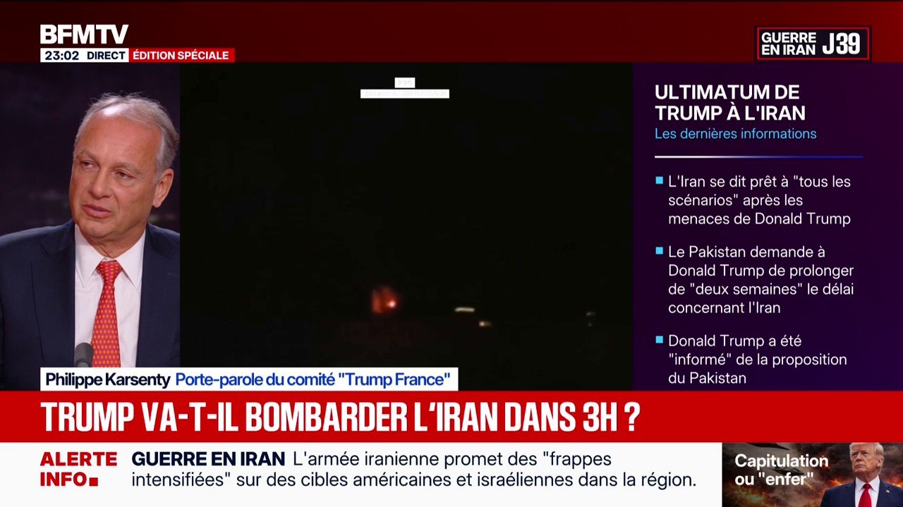 "Voir les démocrates [aux États-Unis] prendre parti pour les Iraniens dans cette guerre prouve bien qu'ils ont abandonné toute décence", dénonce Philippe Karsenty, porte-parole du comité Trump France