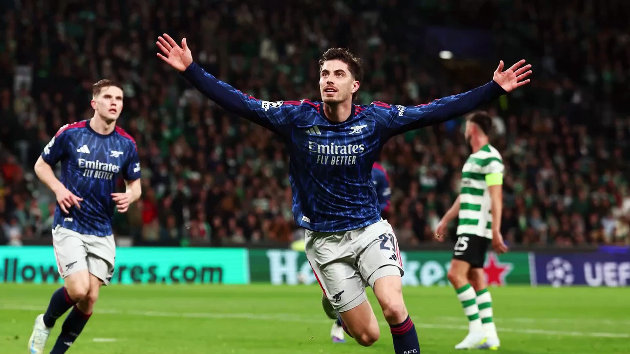 Arsenal surprend le Sporting Portugal sur le fil en quarts de finale aller de la Ligue des champions - Foot - Ligue des champions