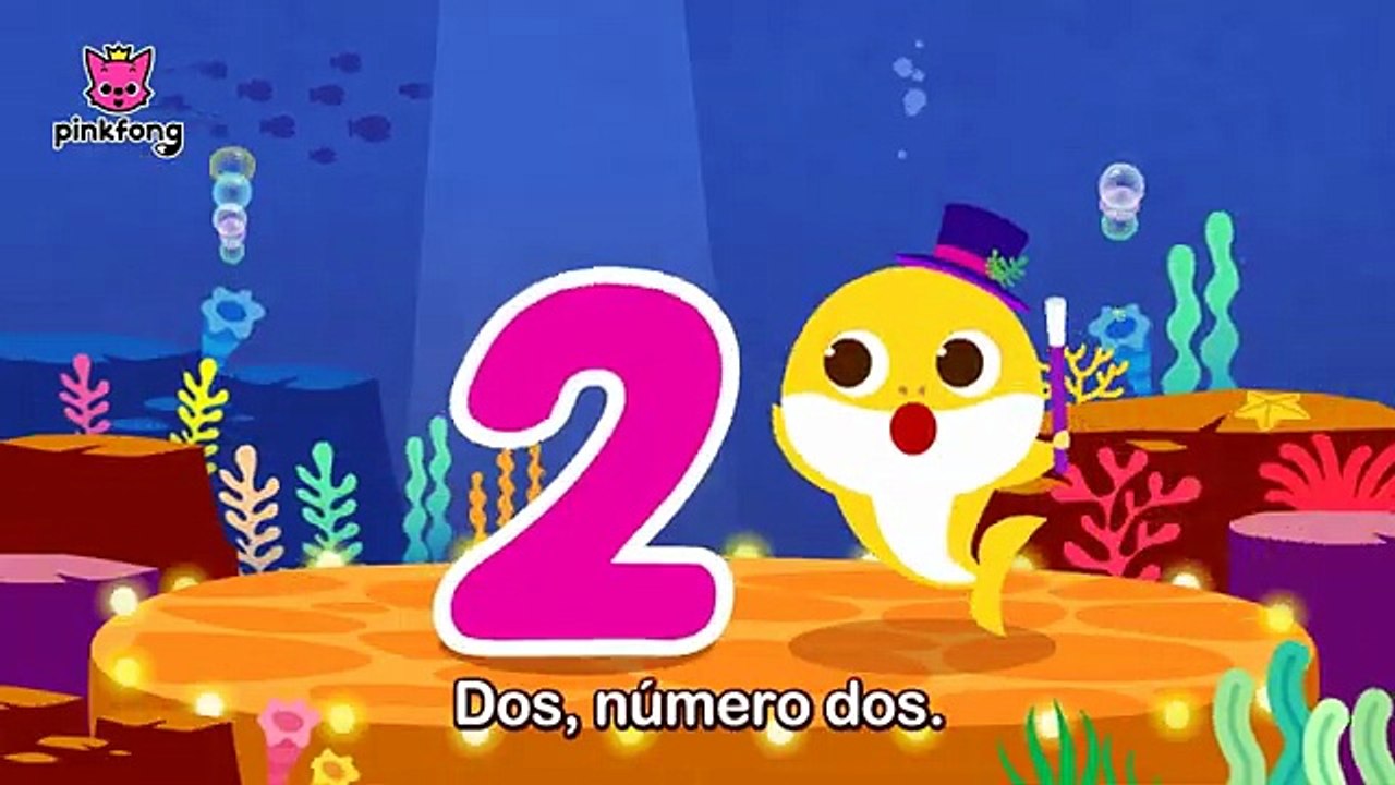 Tiburón Bebé del 1 al 5  Canta con Tiburón Bebé  Números  Pinkfong Canciones Infantiles