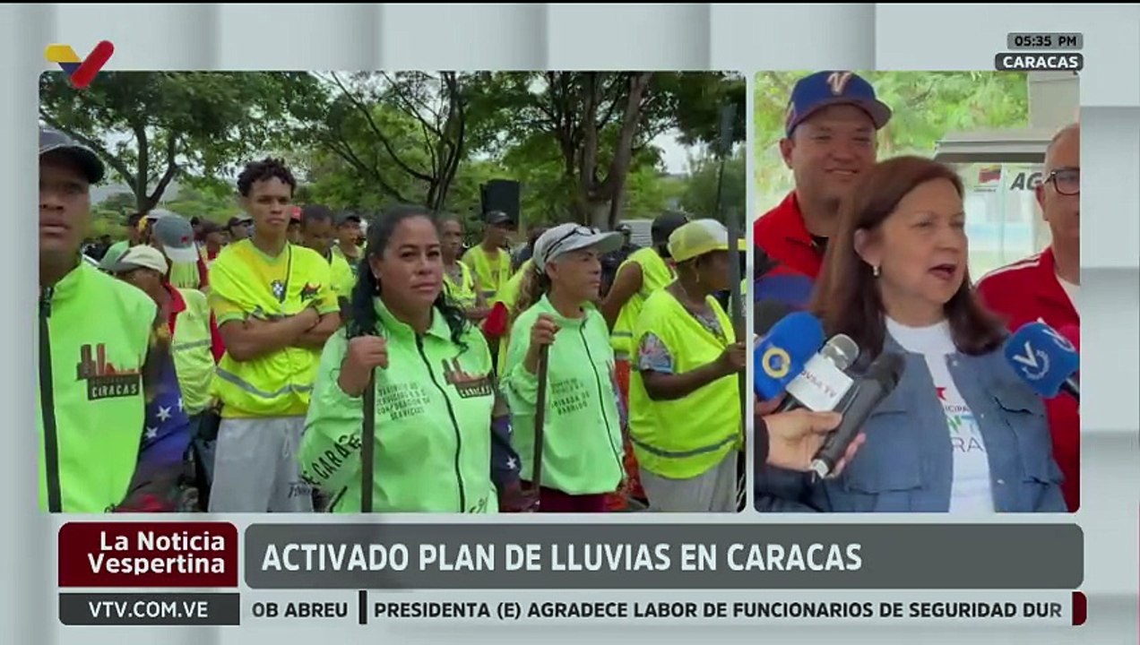 Alcaldía de Caracas activa el Plan de Lluvias 2026