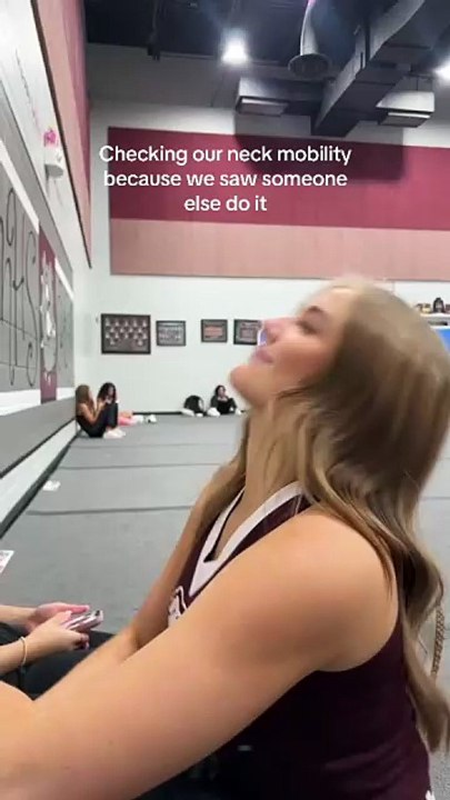 Female neck stretching 25