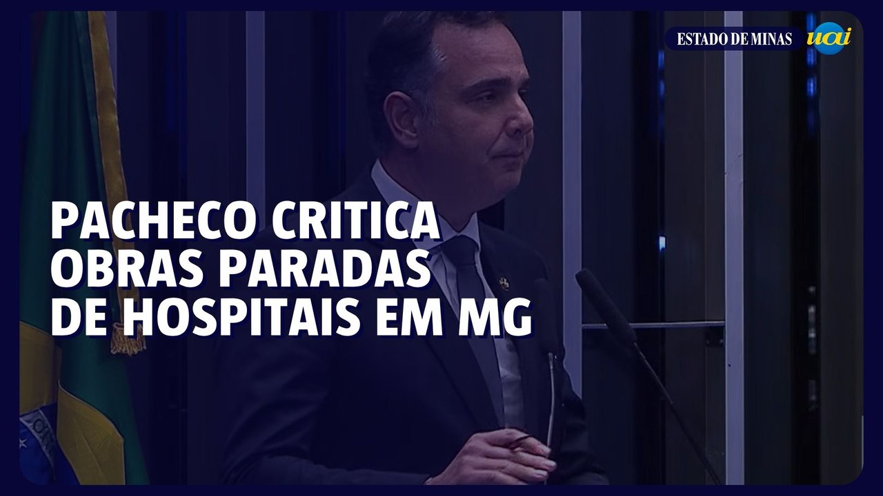 Pacheco critica obras paradas de hospitais em Minas