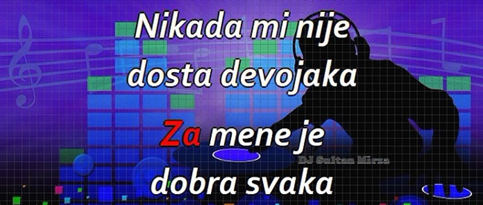 Ja sam momak, za devojke sve - Šeki Turković (uživo karaoke)