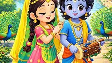 Radha Krishna Status ❤️ | Love Bhakti Short Video