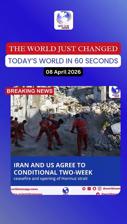 Iran and US agree to conditional two-week ceasefire and opening of Hormuz strait