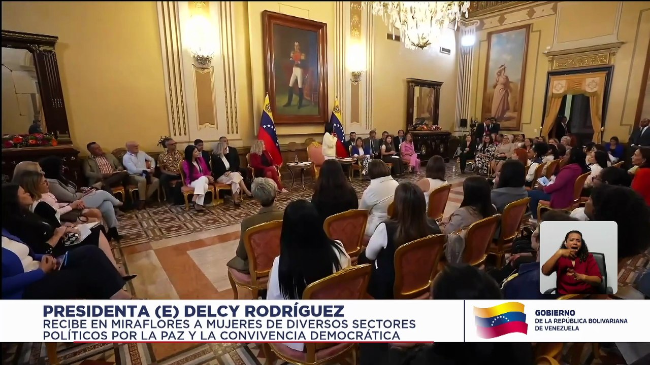 Presidenta (E) Delcy Rodríguez: Hay un consenso hoy, y es que Venezuela sea libre de sanciones