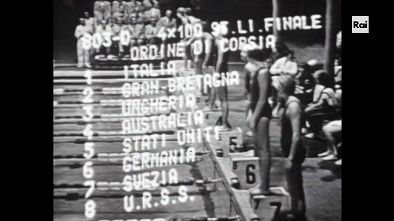 Nuoto femminile: la staffetta 4x100 | Le nostre Olimpiadi 1960.12