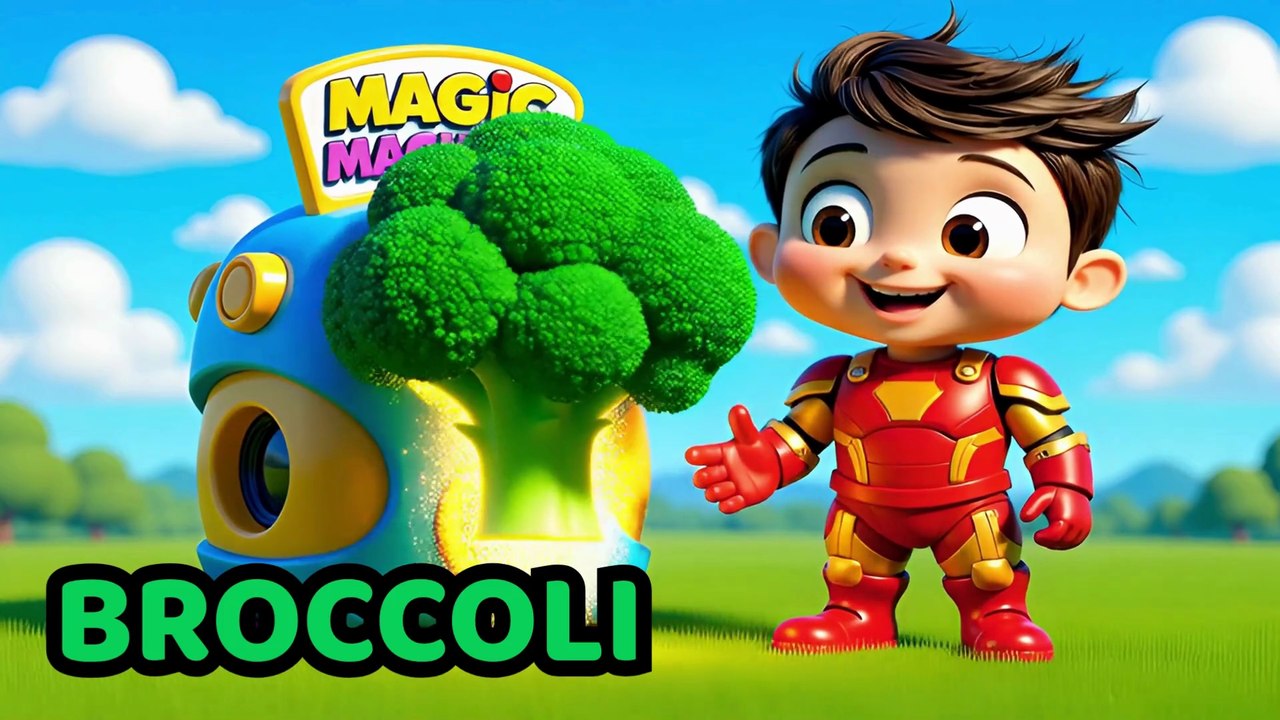 Magic Vegetable Machine! 🥦 What Comes Out? Learn Veggie Names with Kabir | EPISODE 2