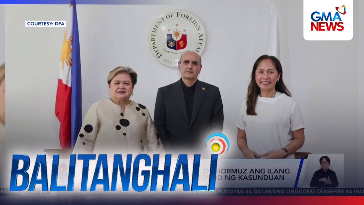 DOE - Nakakadaan na sa Strait of Hormuz ang ilang Philippine-flagged vessels kasunod ng kasunduan ng Pilipinas at Iran | Balitanghalighali