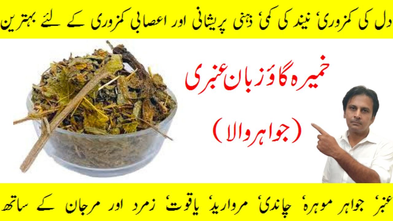 "Khameera Gaozaban Jawahar Wala: Fayde, Istemaal aur Nateeja | Heart, Memory & Energy Boost"