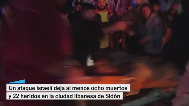 Un ataque israelí deja ocho muertos en Líbano