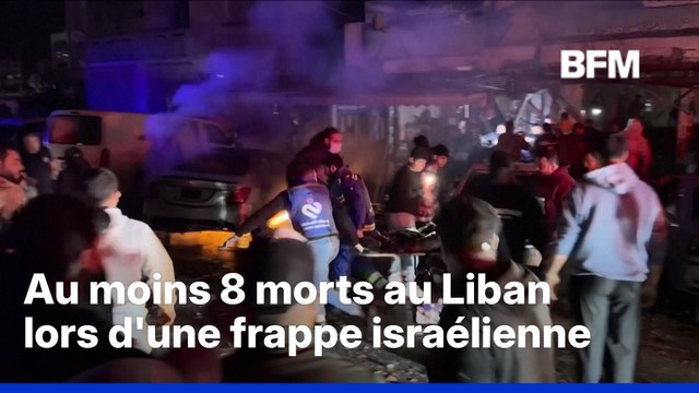 Guerre au Moyen-Orient: au moins huit morts et 22 blessés au Liban lors d'une frappe israélienne
