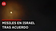 Ataque con misiles sacude Israel tras anuncio de acuerdo con Irán