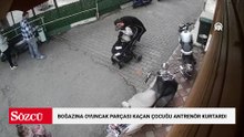 Kırklareli'nde boğazına oyuncak parçası kaçan çocuğu antrenör kurtardı