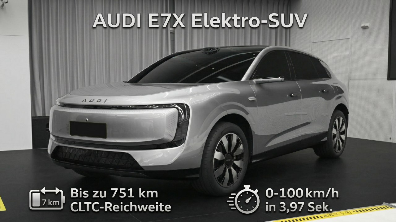 AUDI E7X Elektro-SUV: Luxus, Technik und 900-Volt-Architektur