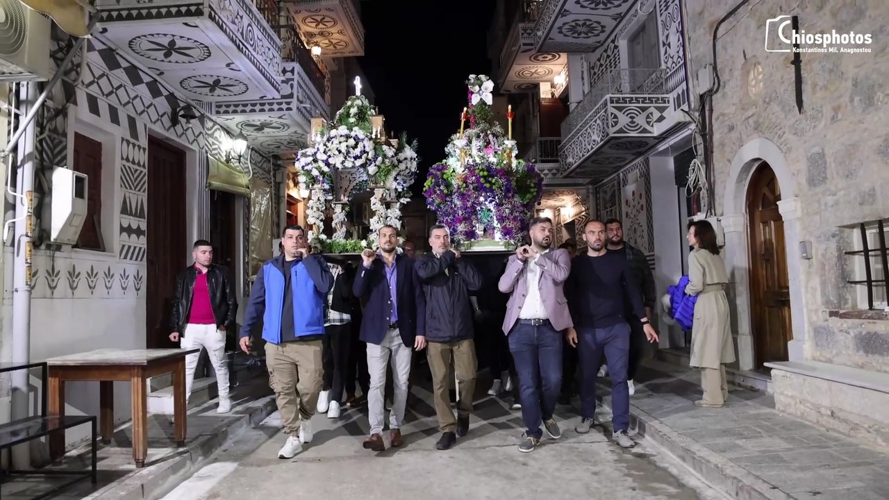 Περιφορά επιταφίων στο Πυργί