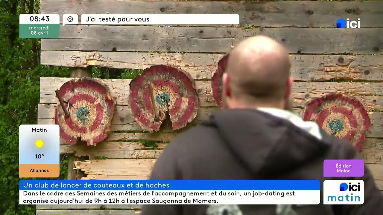 J'ai testé pour vous le lancer de haches et de couteaux