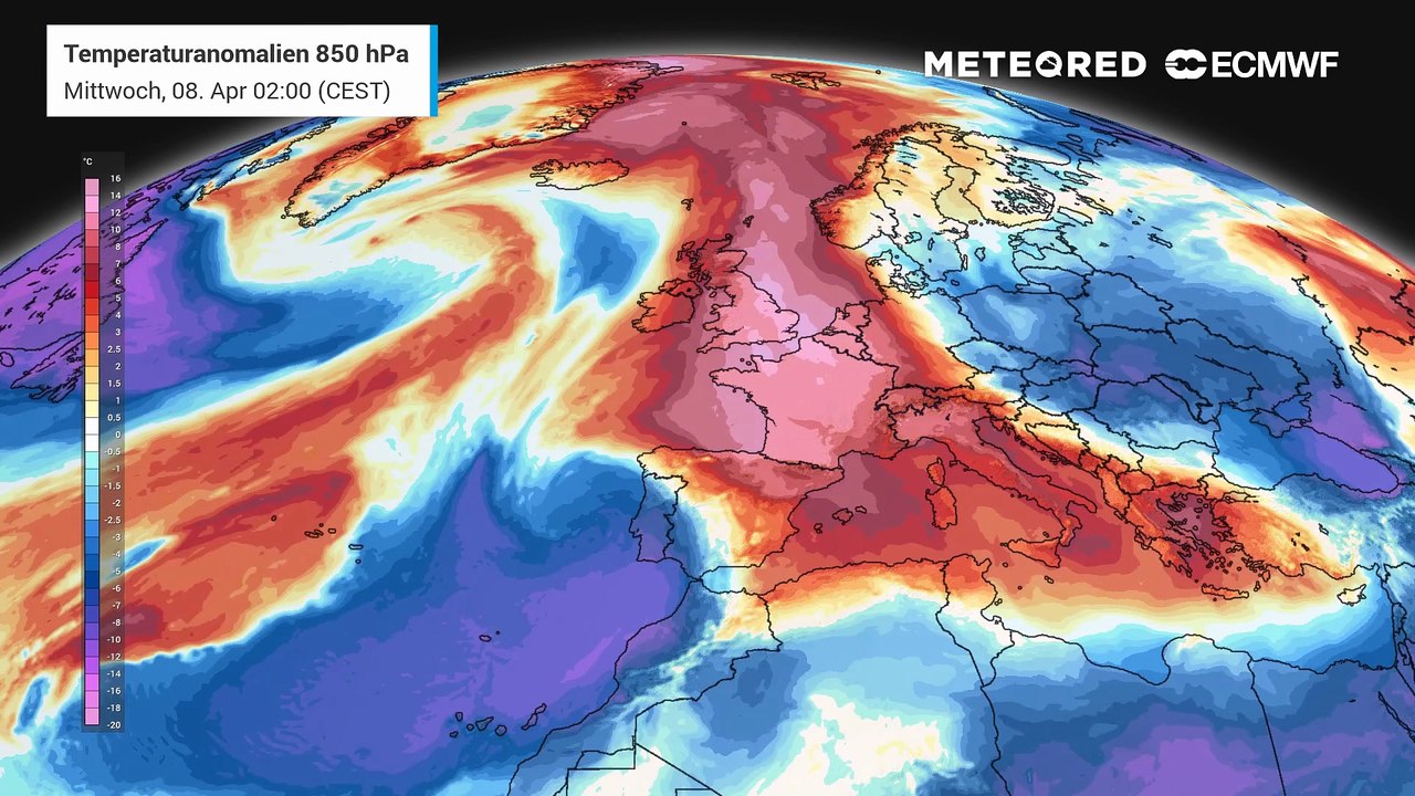 Krasse Temperatursprünge im April!: Erst sehr warm, dann wieder kalt, dann wieder warm!