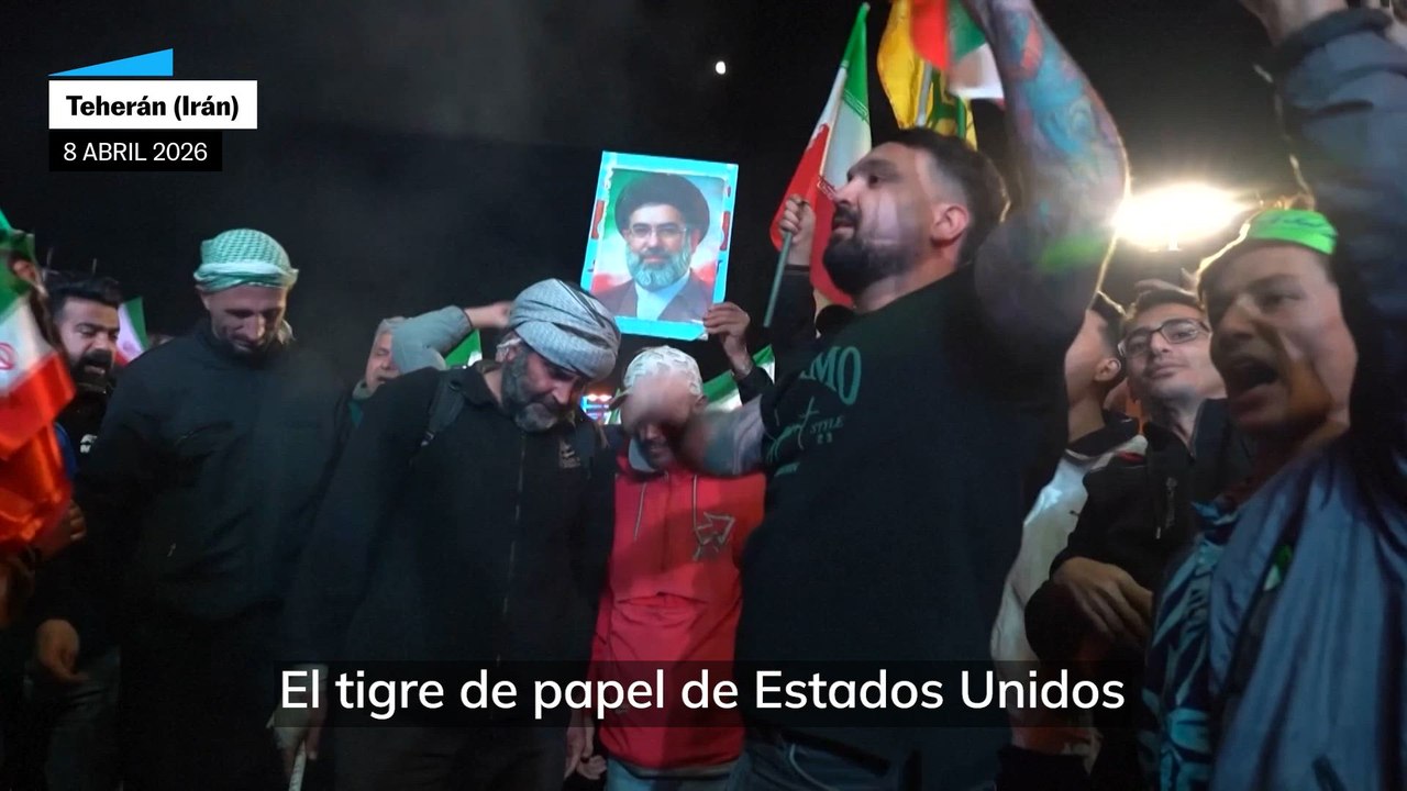 Multitudes de iraníes se muestran escépticos tras el alto el fuego con EE UU: "Lo han hecho para recuperarse"