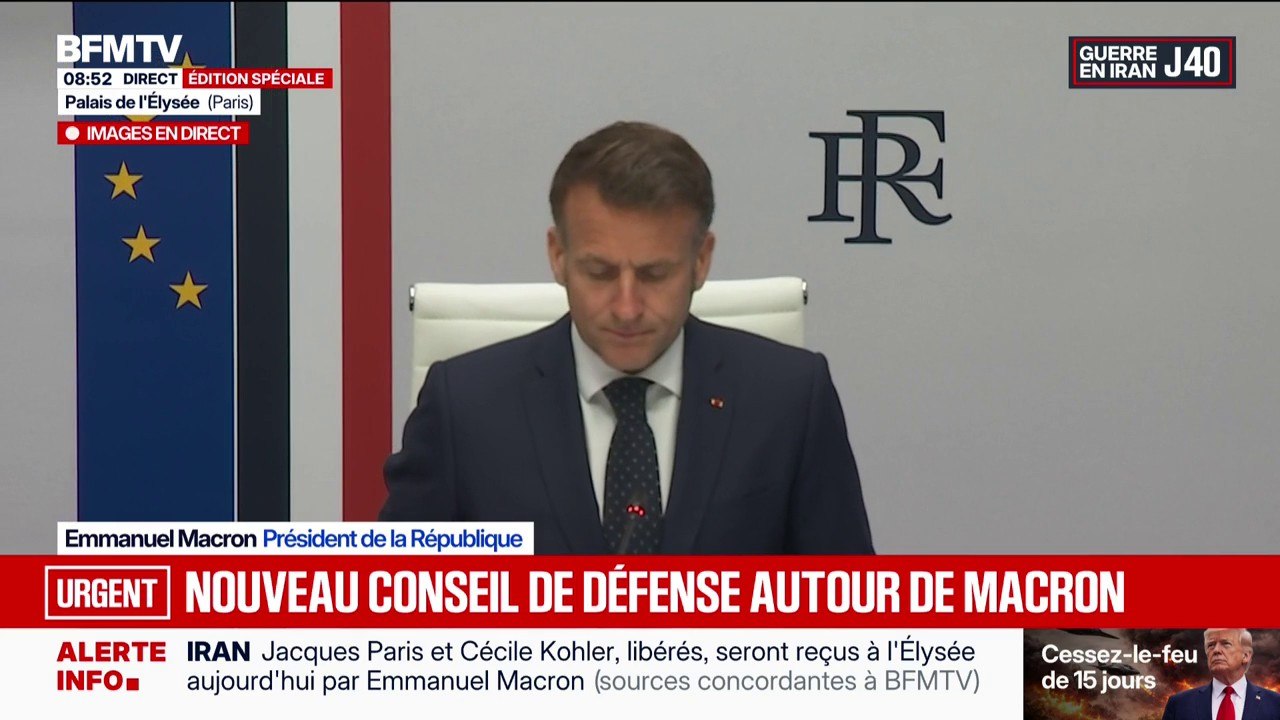 Emmanuel Macron "salue la libération de Cécile Kohler et Jacques Paris" et les recevra ce 8 avril à l'Élysée