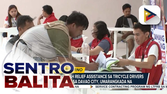 Pamamahagi ng cash assistance sa tricycle drivers sa Davao City, isinagawa na rin; higit 400 drivers at operators, inaasahang makikinabang | ulat ni Jaira Mondez - PTV Davao