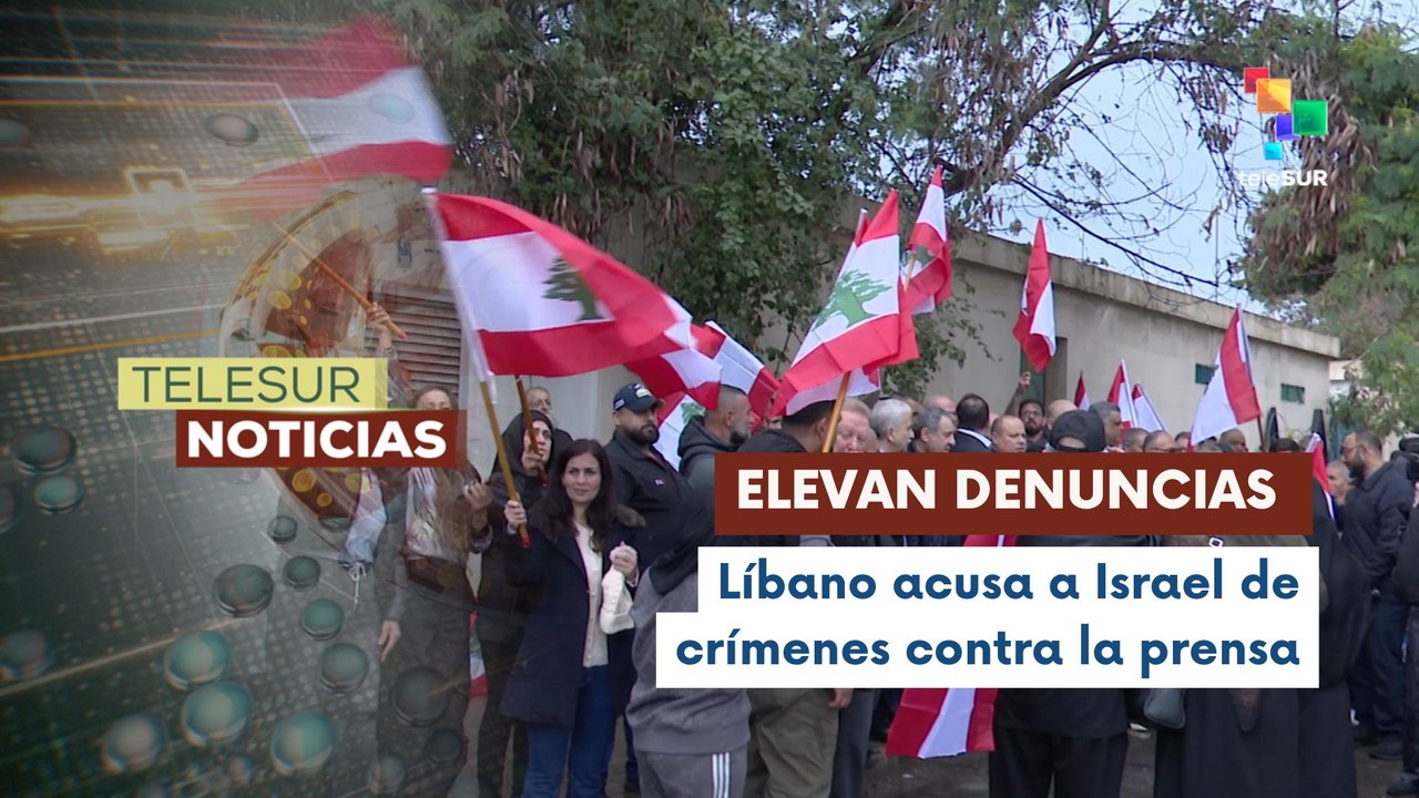 Unión de Periodistas Libaneses denuncia asesinatos de reporteros desde 2023