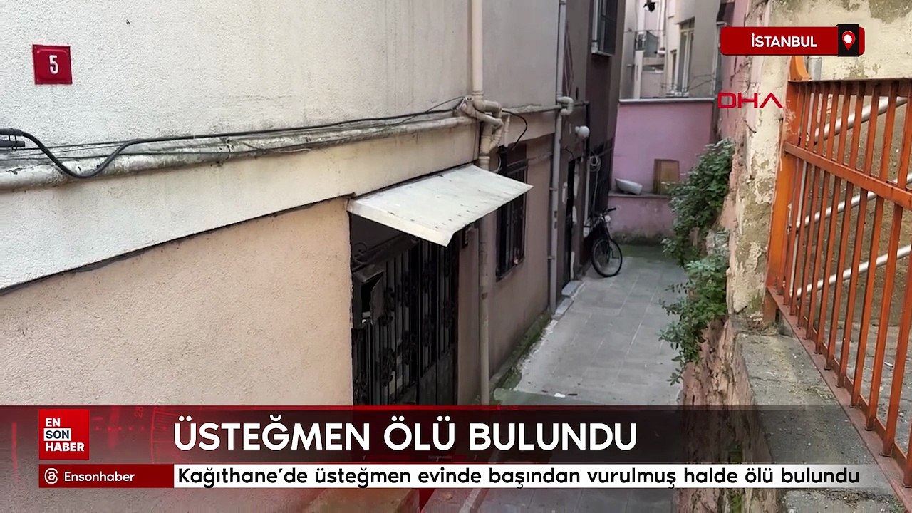 Kağıthane’de üsteğmen evinde başından vurulmuş halde ölü bulundu