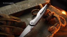 Titaner Heron Titanium EDC Cutting Tool Back to Pure Cut by Titaner-YG