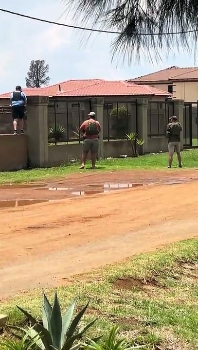 A shootout after high speed chase