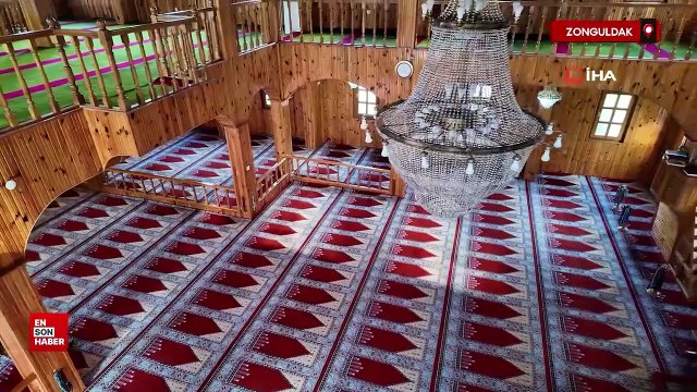 Zonglda'da çantı tekniğiyle inşa edilen çivisiz cami 2 asırdır ayakta
