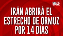 Tregua en la guerra: Irán se comprometió a abrir el estrecho de Ormuz por catorce días