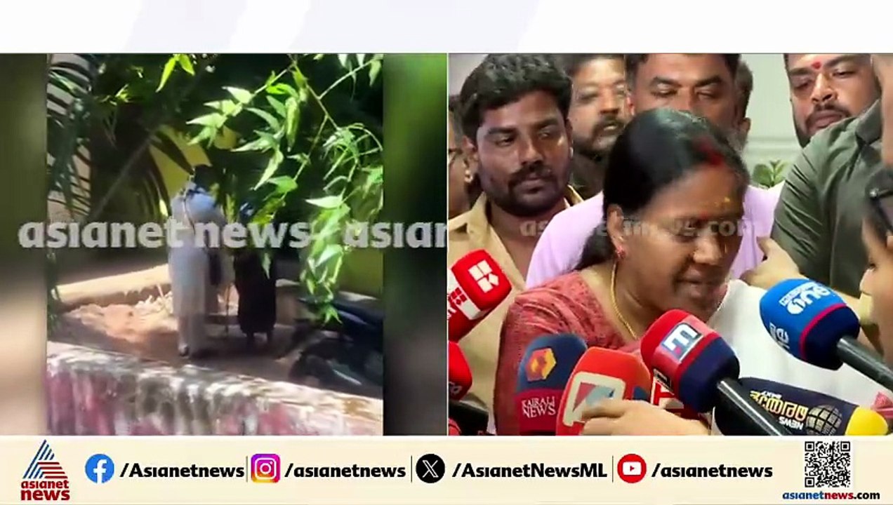 വെള്ള ചുരിദാർ ഇട്ട സ്ത്രീയെ അറിയില്ലെന്ന് ശോഭ സുരേന്ദ്രൻ;  വീഡിയോ കാണിച്ച് മാധ്യമപ്രവർത്തകർ