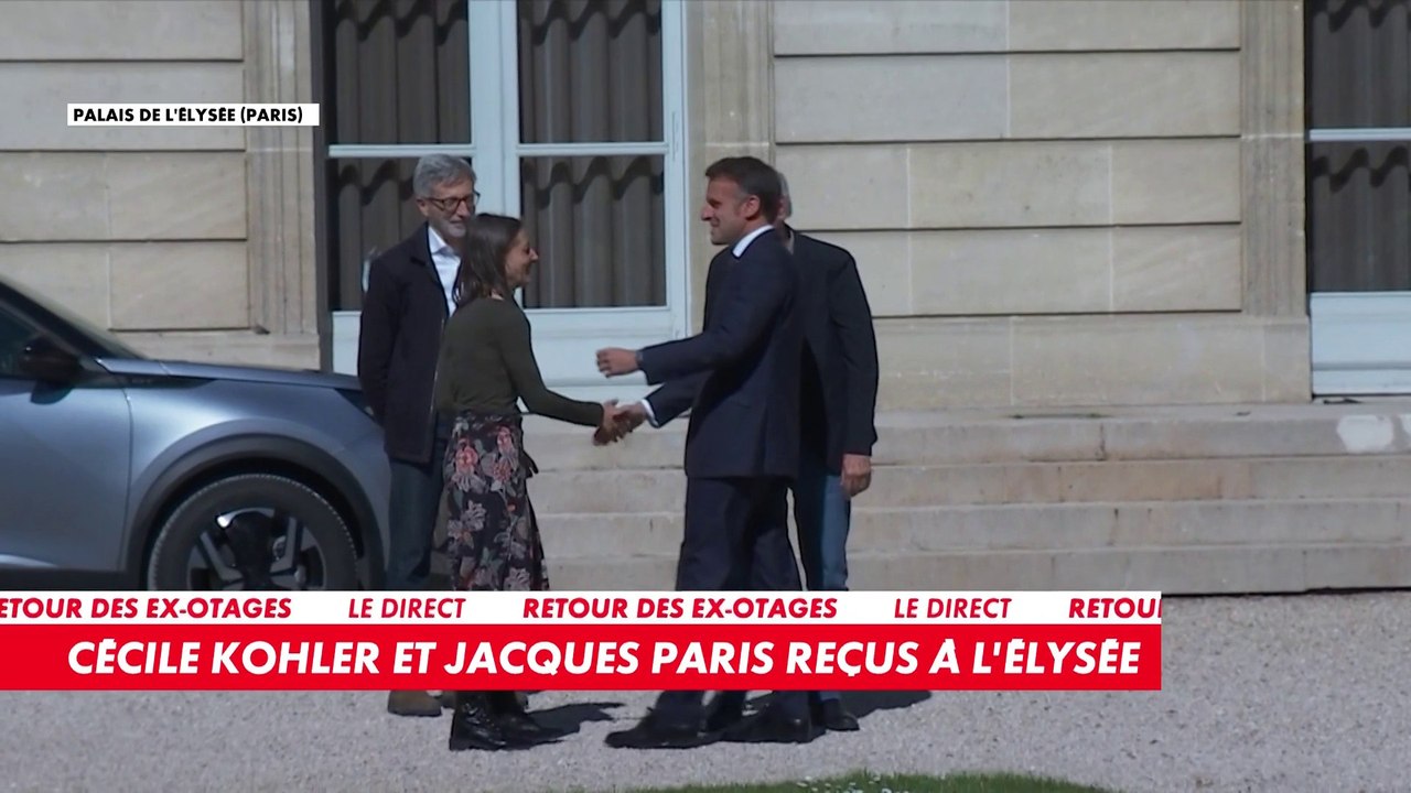 Cécile Kohler et Jacques Paris sont reçus à l'Elysée
