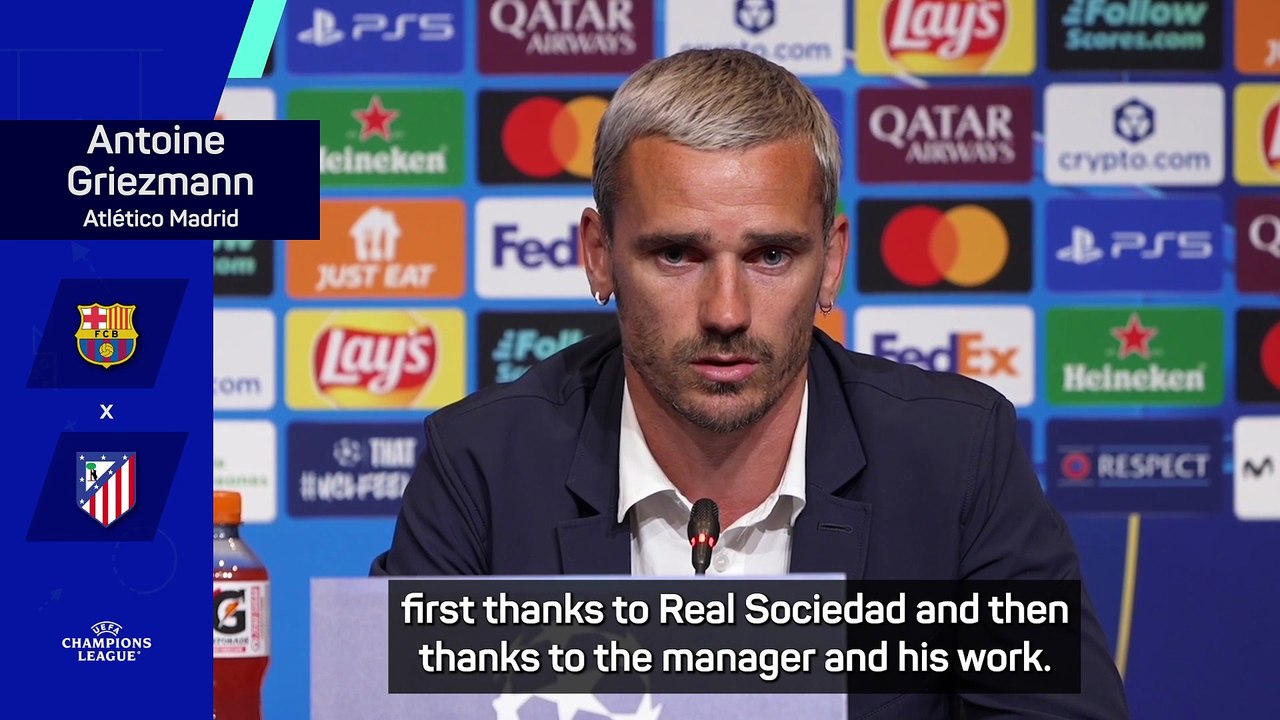It's been an honour playing under Simeone - Griezmann