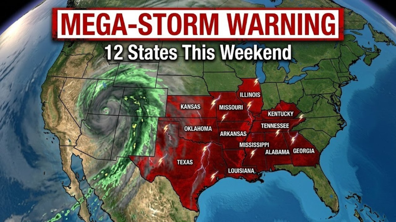Massive Storm Poised to Hit 12 States This Weekend — Experts Sound Alarm for Potential Hazards