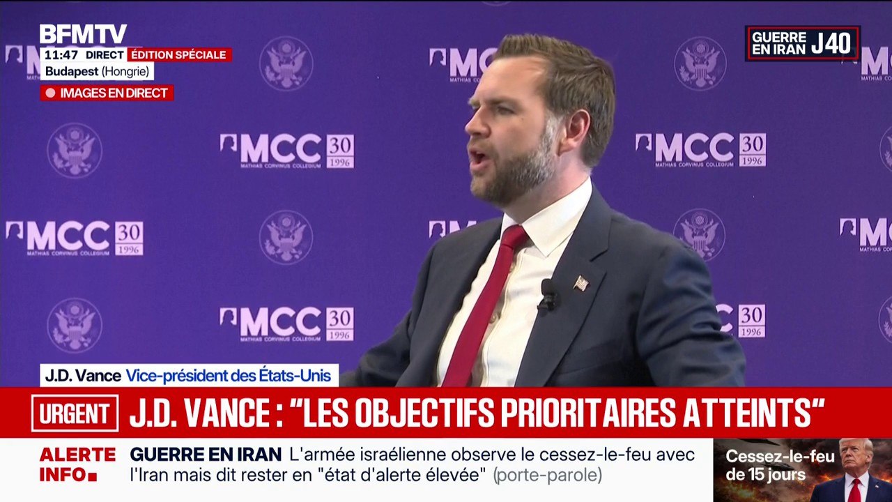 "Le président des États-Unis n'est pas quelqu'un qui plaisante": J.D. Vance alerte les Iraniens sur les conséquences d'un non-respect du cessez-le-feu
