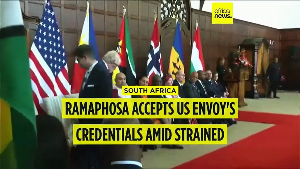 South Africa accepts US envoy's credentials amid strained relations