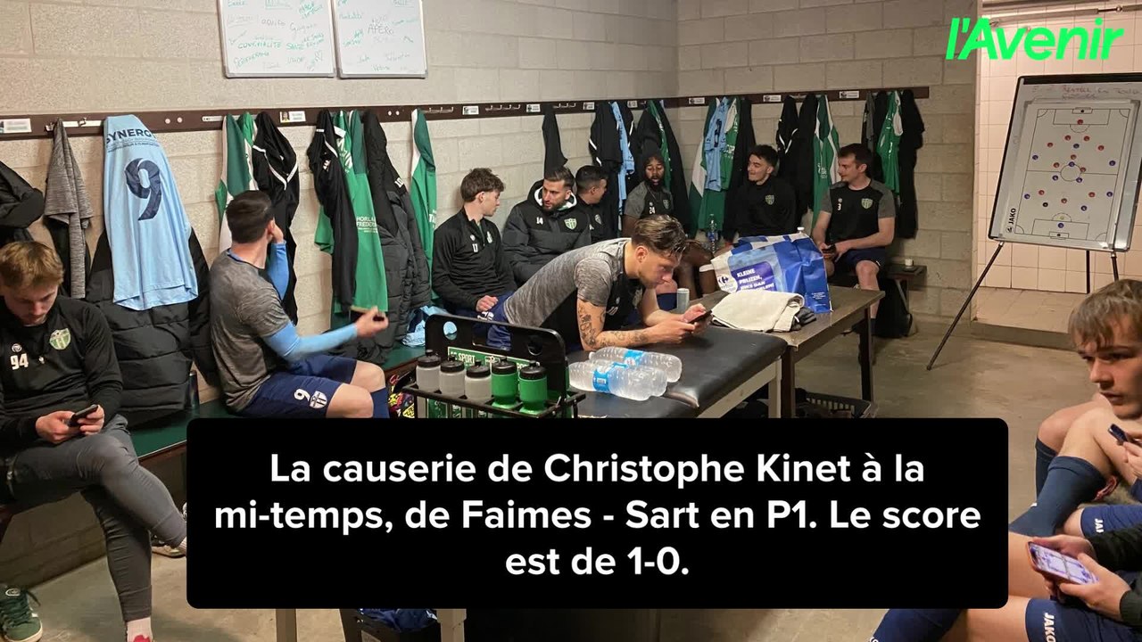 Dans l'intimité du vestiaire de Faimes