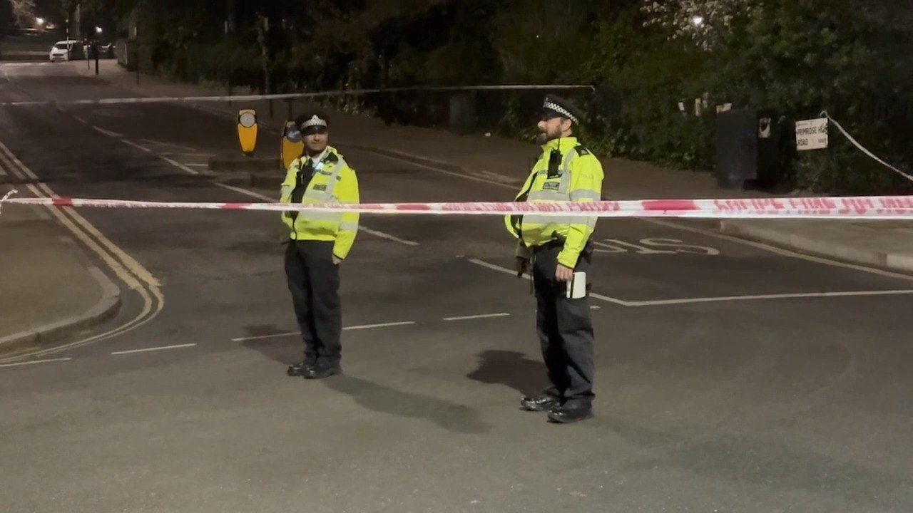 Police cordon on Primrose Hill as 21-year-old man killed in stabbing
