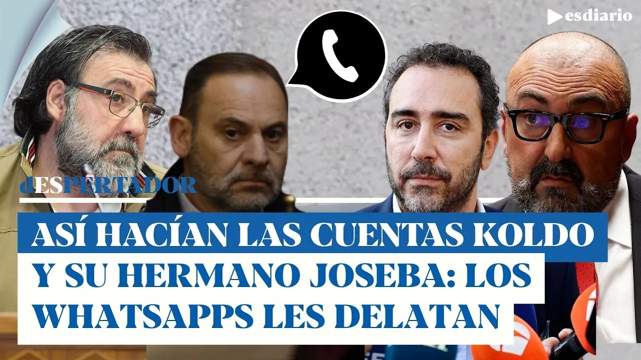Así hacían las cuentas Koldo y su hermano Joseba: "Hay dinero para dos años" | ESdiario