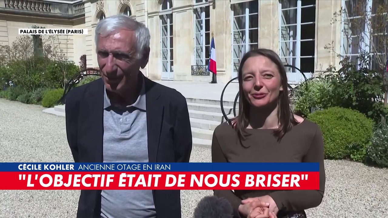 «L'objectif était de nous briser» : Cécile Kohler et Jacques Paris s'expriment depuis l'Elysée