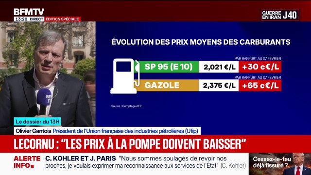 Il y aura une baisse des prix à la pompe d'ici un à deux jours, assure le président de l'Union française des industries pétrolières