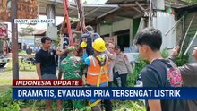 Pria di Garut Tersengat Listrik Saat Pasang Baliho | INDONESIA UPDATE